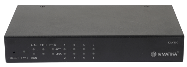 IPmatika IGW800, VoIP-шлюз на 8 портов FXS